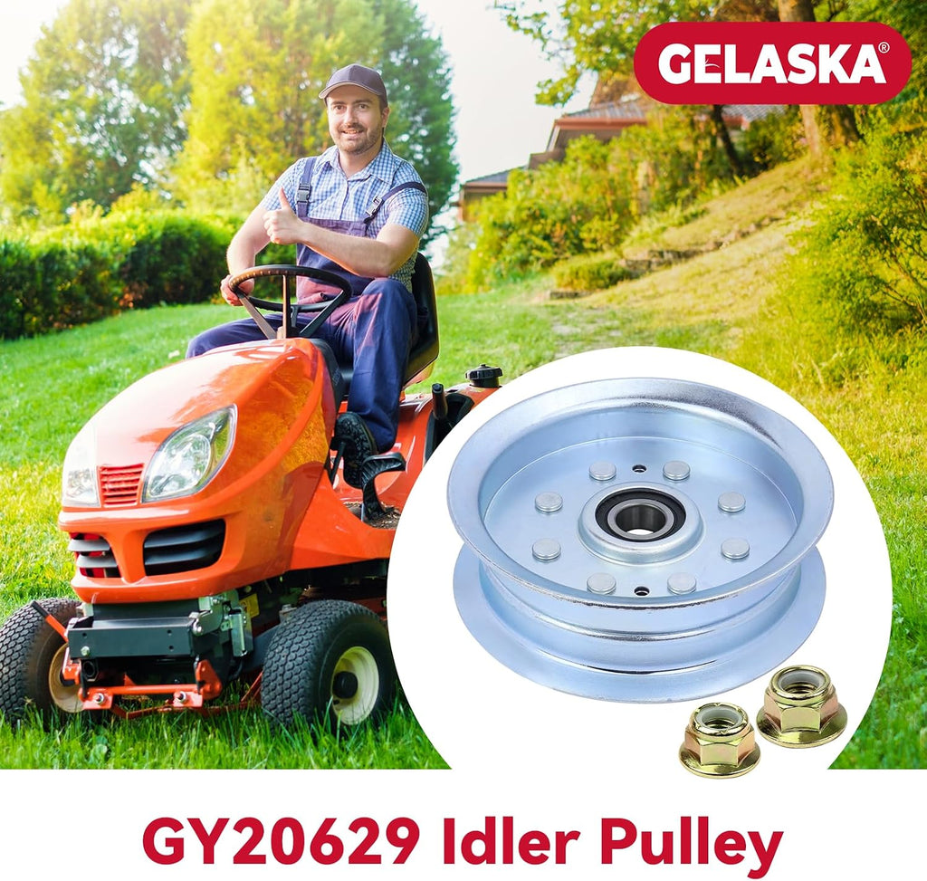 GELASKA 756-05034A AUC17621 GY20629 Idler Pulley for John Deere 42 48 D140