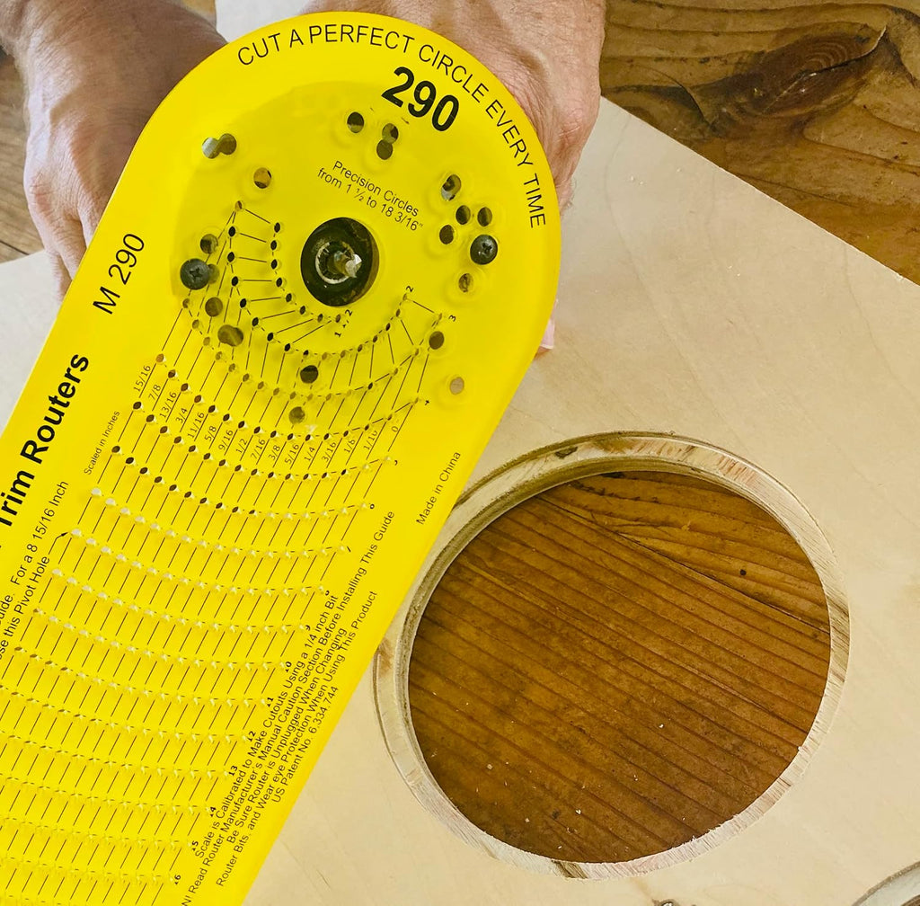 Jasper 290 Circle Jig - WOOD Magazine Grade A (ONLY Grade A) | 268 Circles 1½"-18 3/16" | Standard & PRO Models |