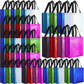 80 Pcs Reusable Gift Bags, Medium, Colorful