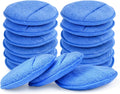 Microfiber Wax Applicator Pads, Car Wax Applicator with Finger Pocket, Buffing & Detail Polishing Foam Pads for Car