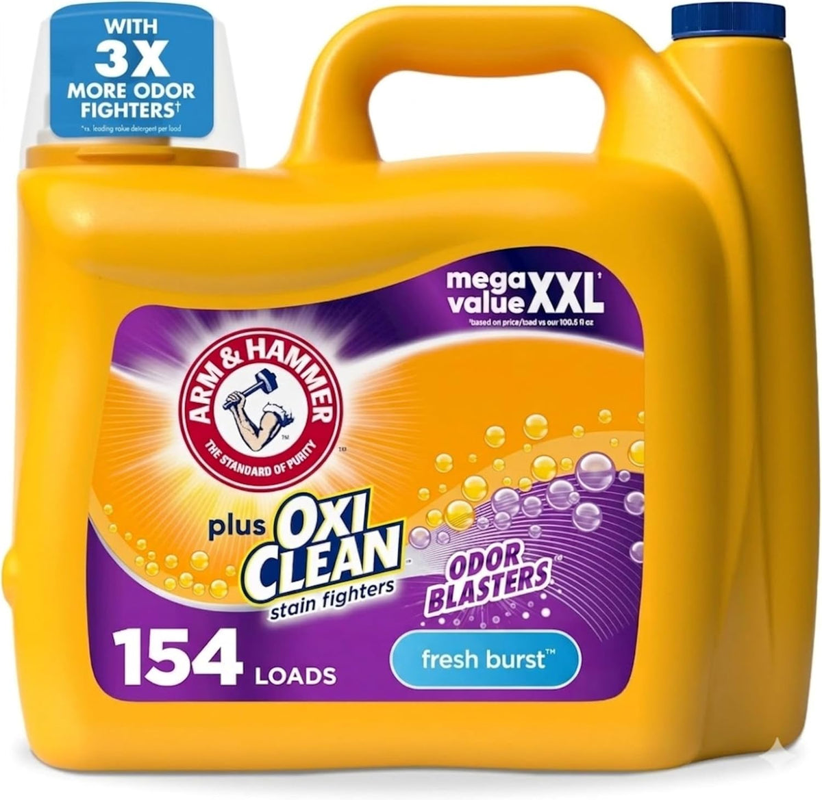 Plus OxiClean with Odor Blasters Liquid Laundry Detergent