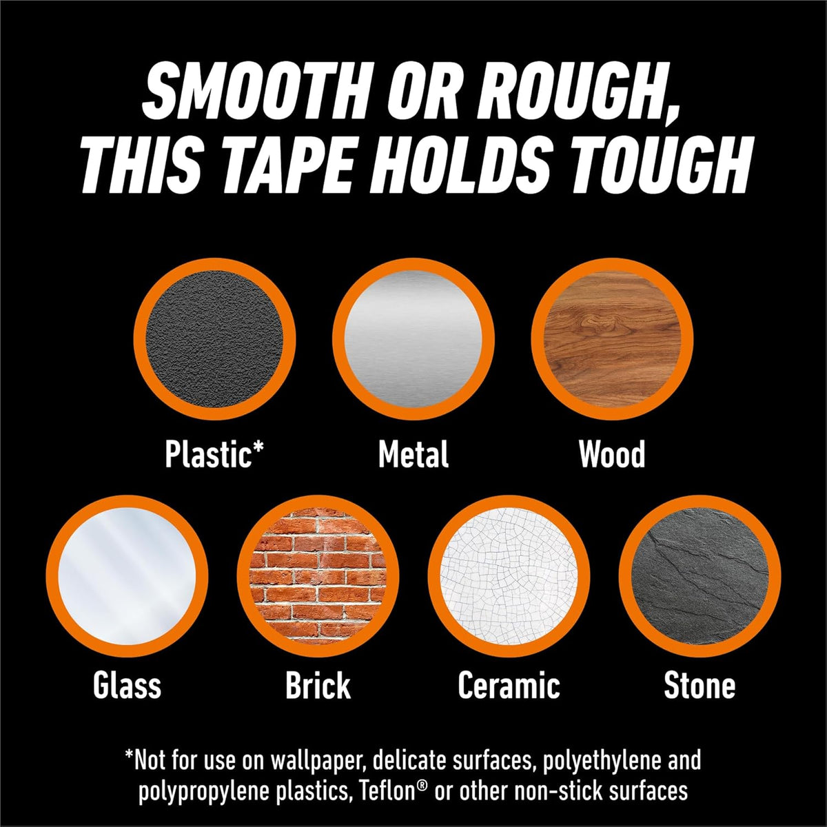 Invisible Hold Mounting Tape, Clear Double-Sided, 1" x 150", 2-Pack
