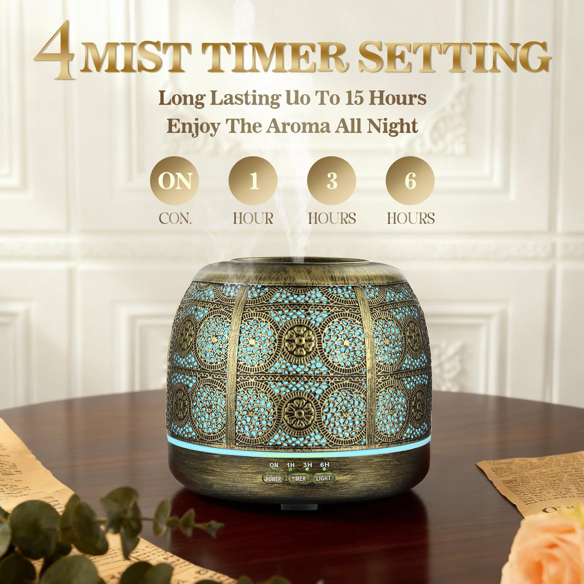 Essential Oil Diffuser for Home, 500ml Aromatherapy Diffuser