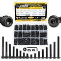 1580PCS M4 Hex Socket Cap Head & Button Head Screws and Nuts Kit