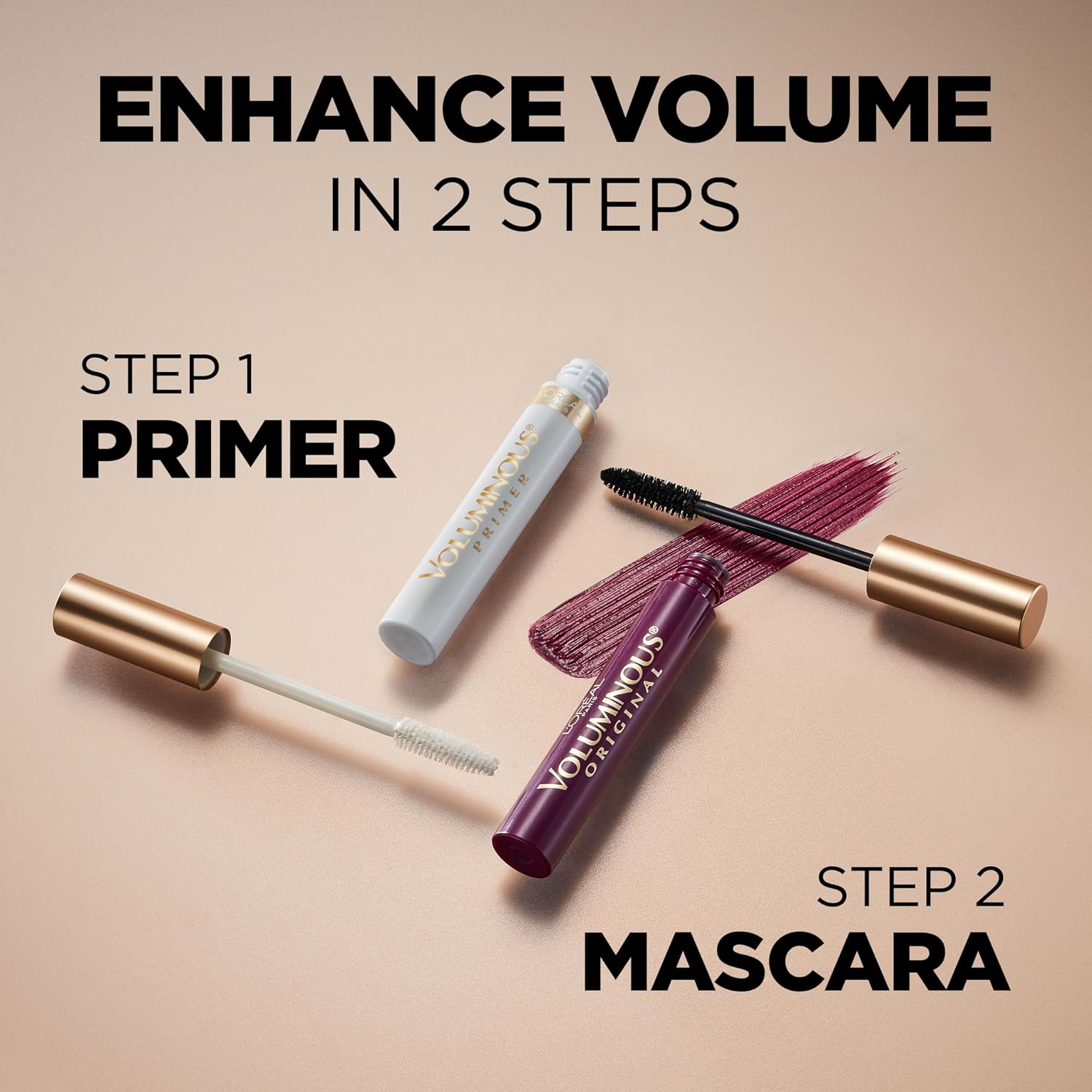 Makeup Voluminous Original Mascara, Deep Burgundy, 0.26 Fl Oz