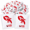 100 Pcs Lobster Wet Wipes Bulk, Individually,Lobster