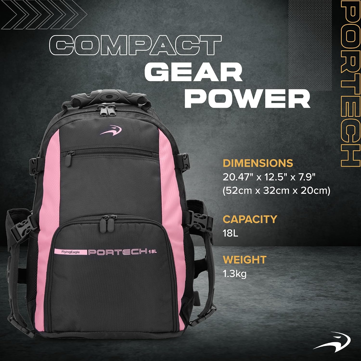 Portech Travel Backpack - Urban Inline Skates Sports Backpack, Skating Bags, Travel Bag, Inline Skate Bag for Women &