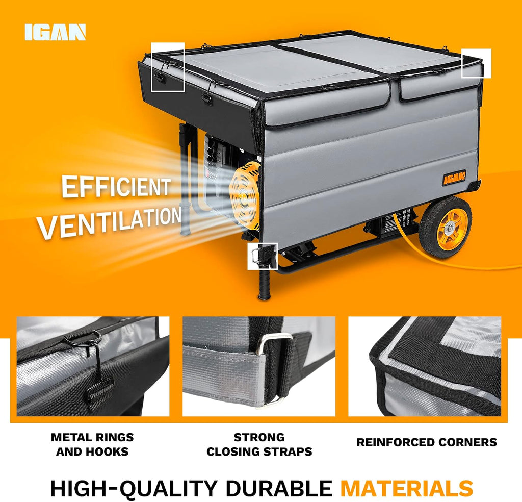 Generator Covers While Running Pro-Max for most 3500w-12000w Generators - Ultra Heavy Duty Generator Covers for