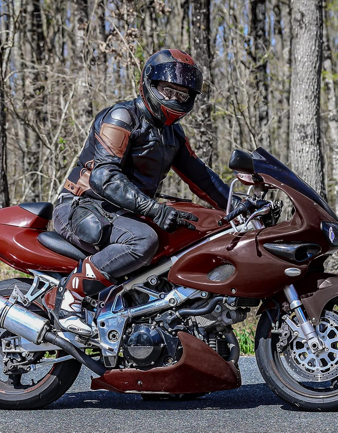 Tactical Gloves for Men, Touchscreen Motorcycle Gloves with Hard Shell & Palm Padding for Sports Motorcycle Cycling