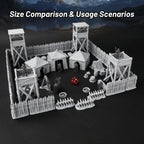 Medieval Military Camp RPG Terrain Set Map Building