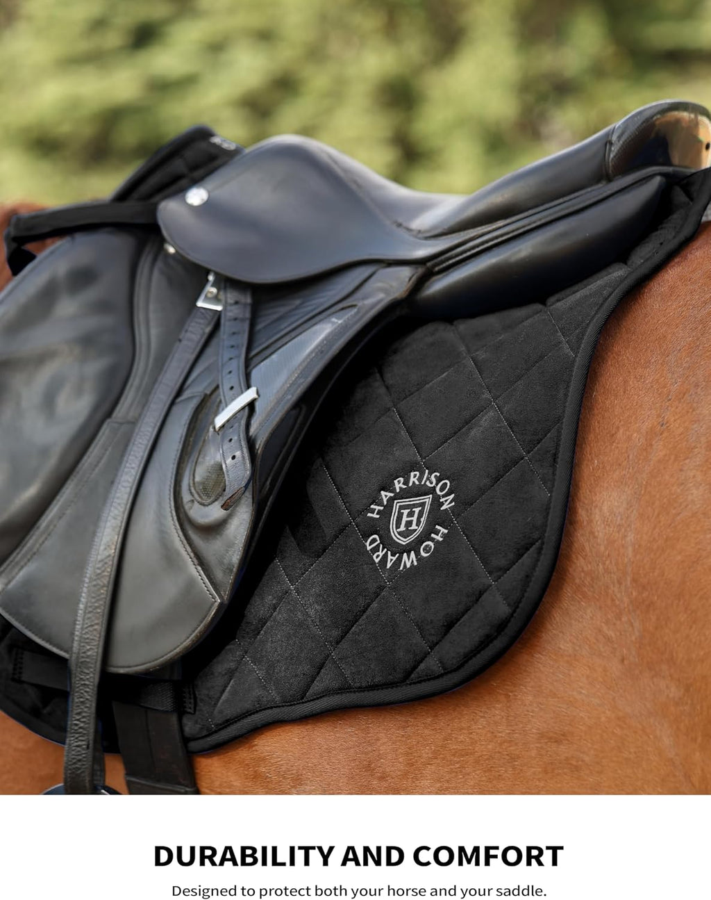 English Saddle Pad for Horse Riding, All Purpose Saddle Pad
