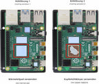 Geekworm P173 Heavy Duty Passive Cooling Aluminum Case for Raspberry Pi 4
