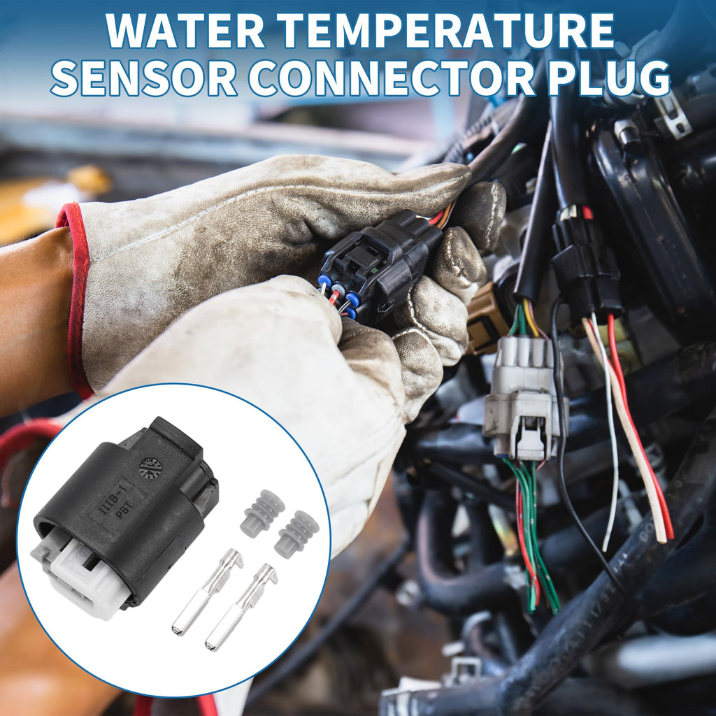 A ABSOPRO 2 Pin Water Temperature Sensor Connector Plug for Mini Cooper