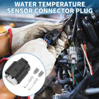 A ABSOPRO 2 Pin Water Temperature Sensor Connector Plug for Mini Cooper