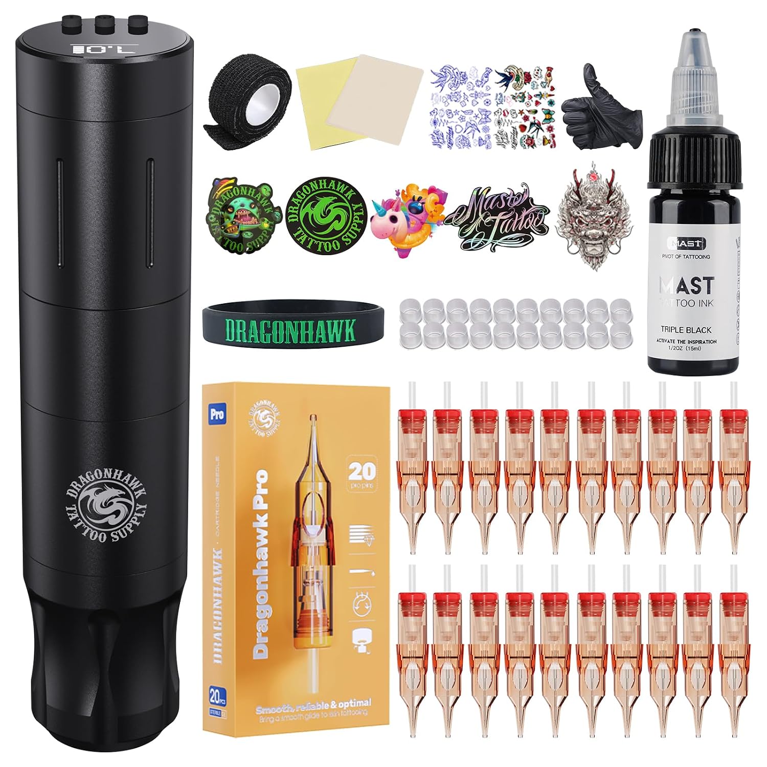 A3 Cordless Tattoo Machine Kit