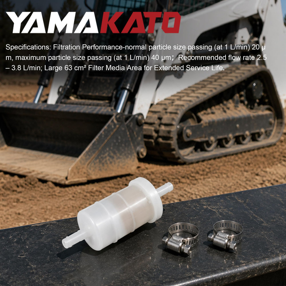 YAMAKATO 1/4 6.4mm Fuel Filter Upgrade for Rato 739CC R740 Engine