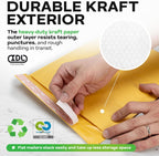 Kraft Bubble Mailers 9.5" x 14.5", Pack of 30 - USA-Made Heavy-Duty Padded Envelopes for Retail Shipping - Large