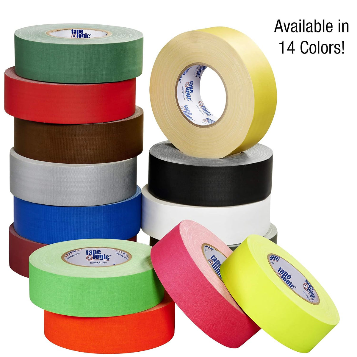 Tape Logic Black Gaffers Tape, 2" x 60 Yards, 11 Mil, 3-Pack