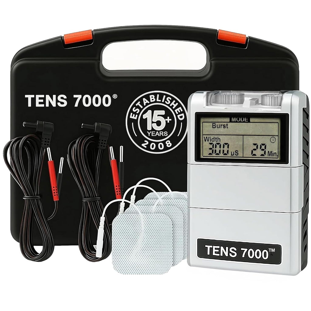 Digital TENS Unit with Accessories - Muscle Stimulator Machine for Back Pain Relief, Sciatica, Neck, Nerve, Shoulder