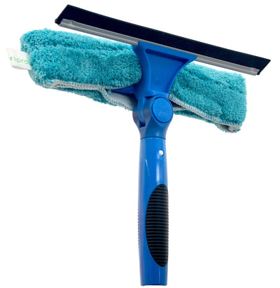 Swivel Squeegee & Microfiber Window Scrubber, Attachment Only
