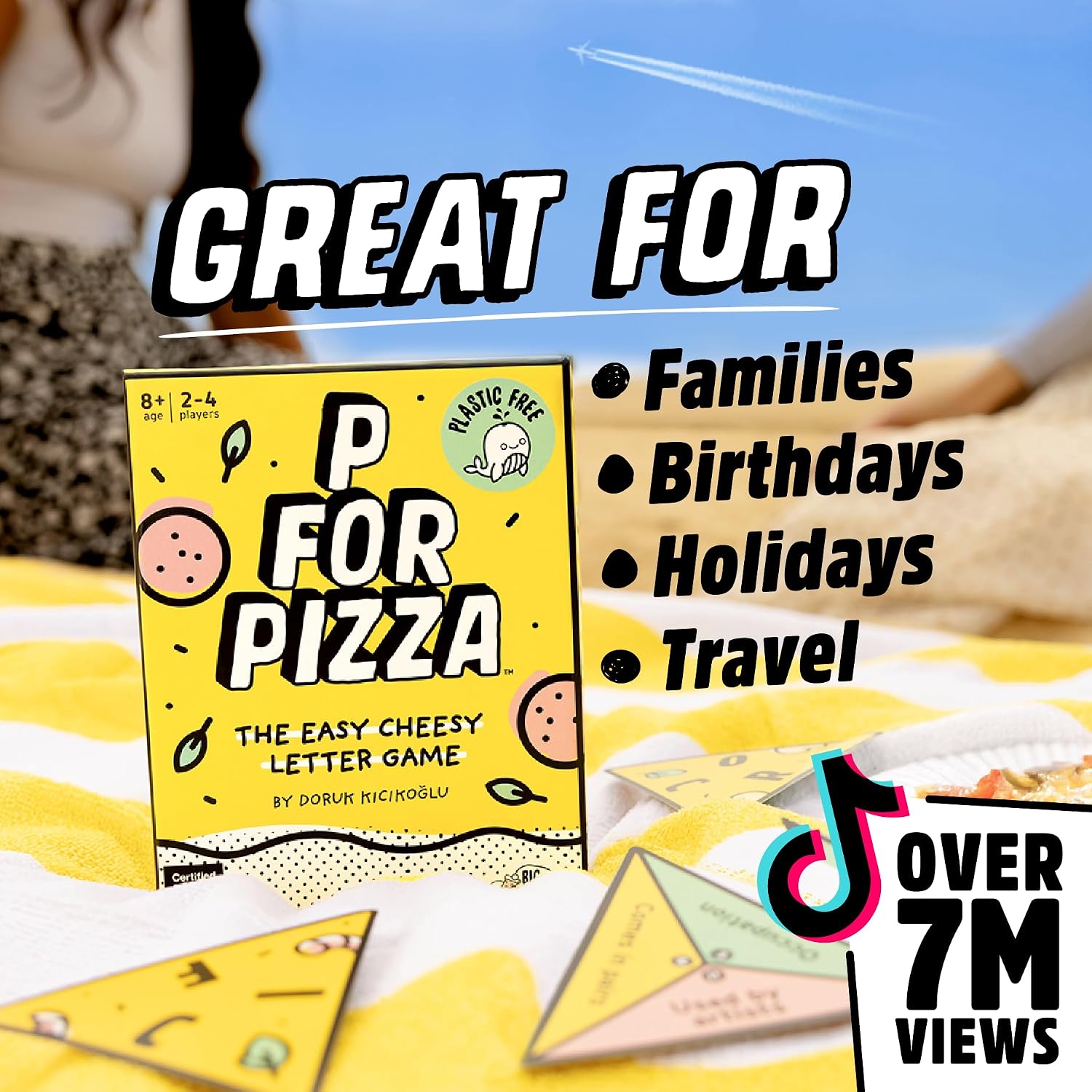 P for Pizza: Family Card Game | Great for Adults and Kids | Perfect Lightweight Travel Fun for Any Occasion | The