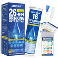 26 in 1 Water Test Kit for Drinking Water 158 Strips, Upgraded Home Water Testing Strips for Well & Tap Water
