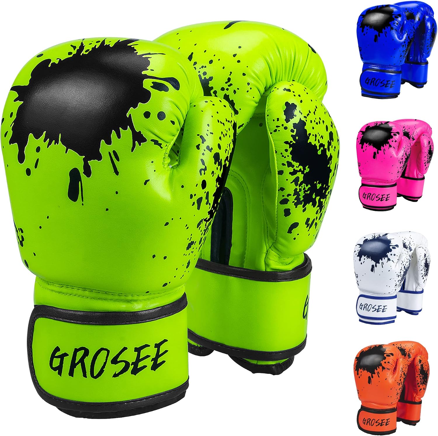 Kids Boxing Glove 6oz 8oz, Youth, Boys and Girls Training Sparring Gloves for Punching Bag, Kickboxing, Muay Thai
