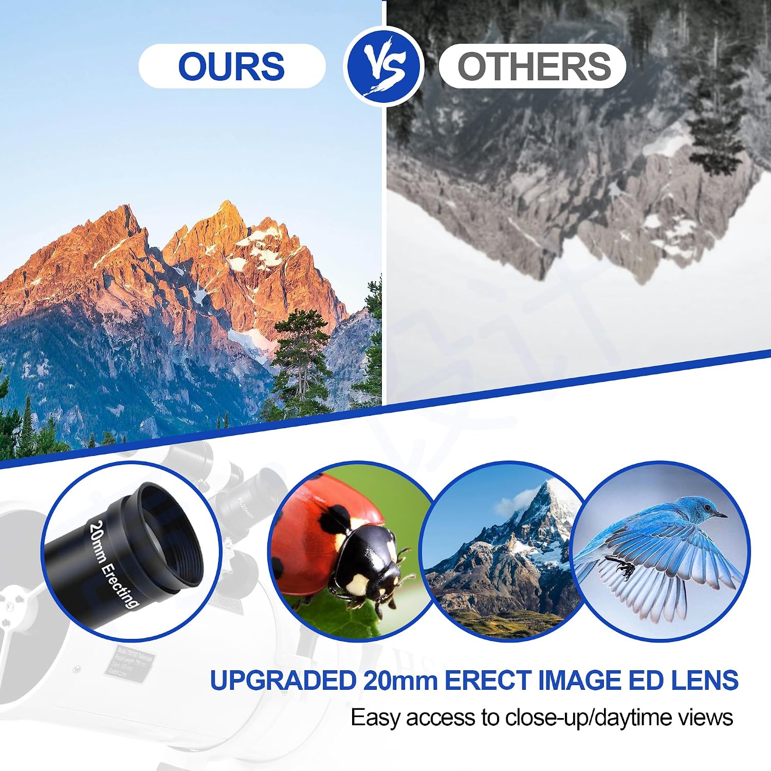 150EQ Astronomical Reflector Telescope for Adults high Powered,150mm Aperture Professional Telescopes for Adults