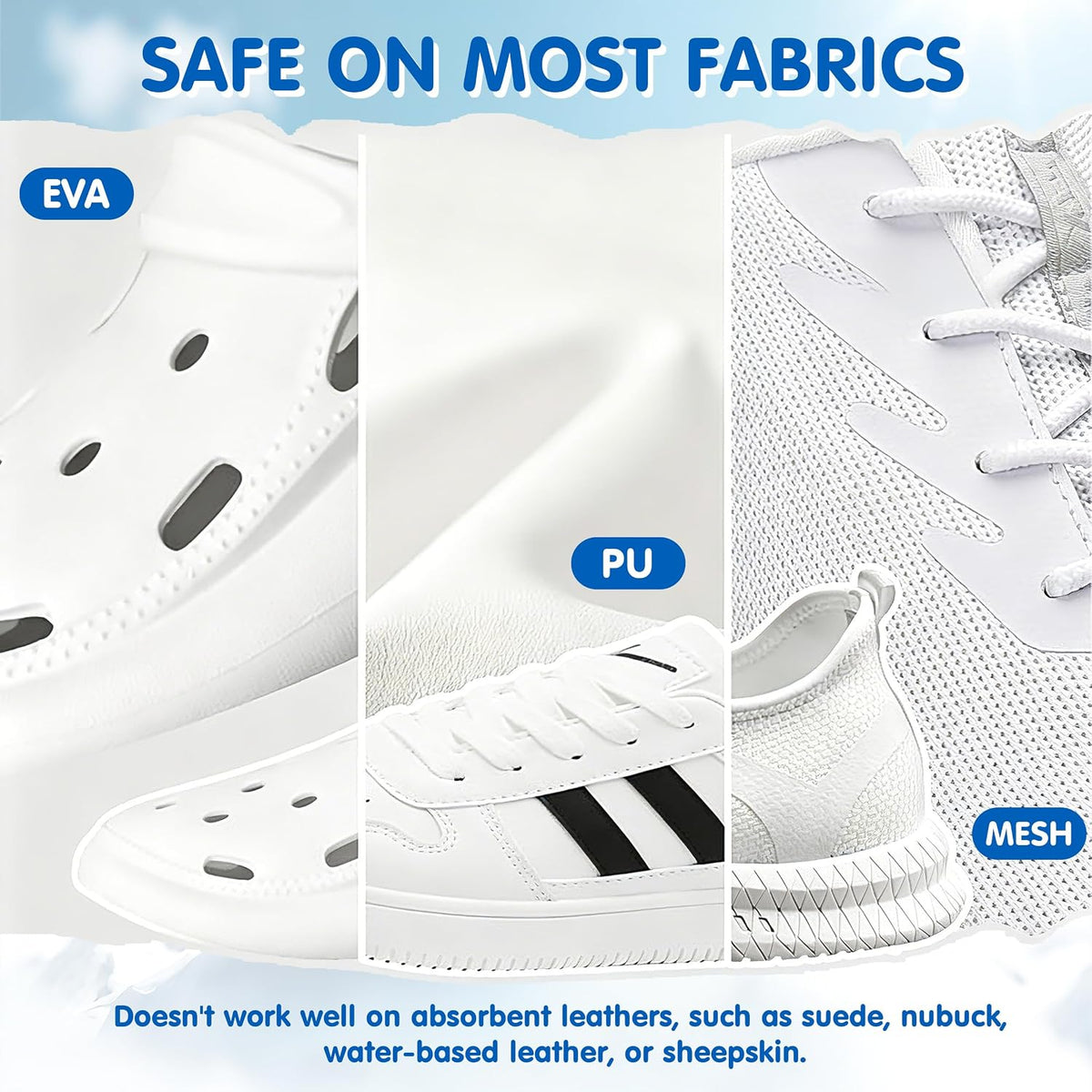 Shoe Cleaner 8.12 oz (240ml) – Sneaker Cleaner Foam for White Shoes, Tennis Shoes & More, Remove Dirt & Stains