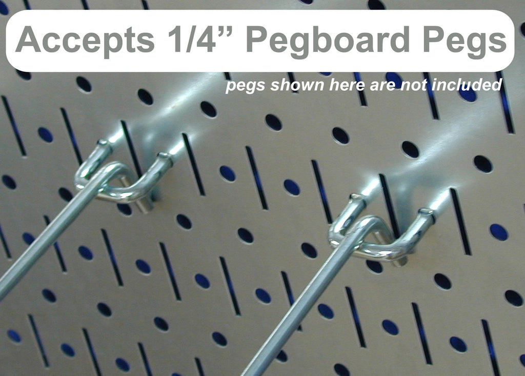 Pegboard Organizer 4 ft. Metal Pegboard Standard Tool Storage Kit with Black Toolboard and Black Accessories