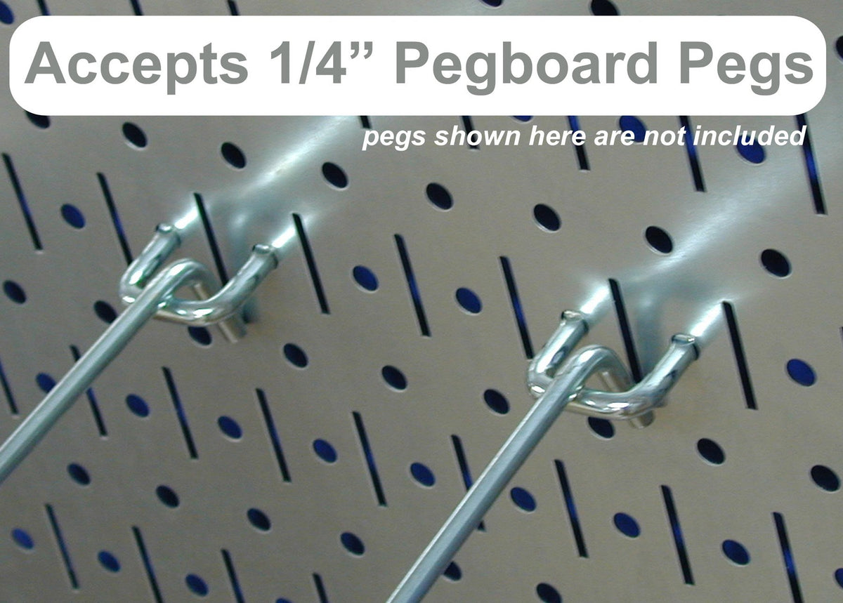 Pegboard Organizer 4 ft. Metal Pegboard Standard Tool Storage Kit with Black Toolboard and Black Accessories