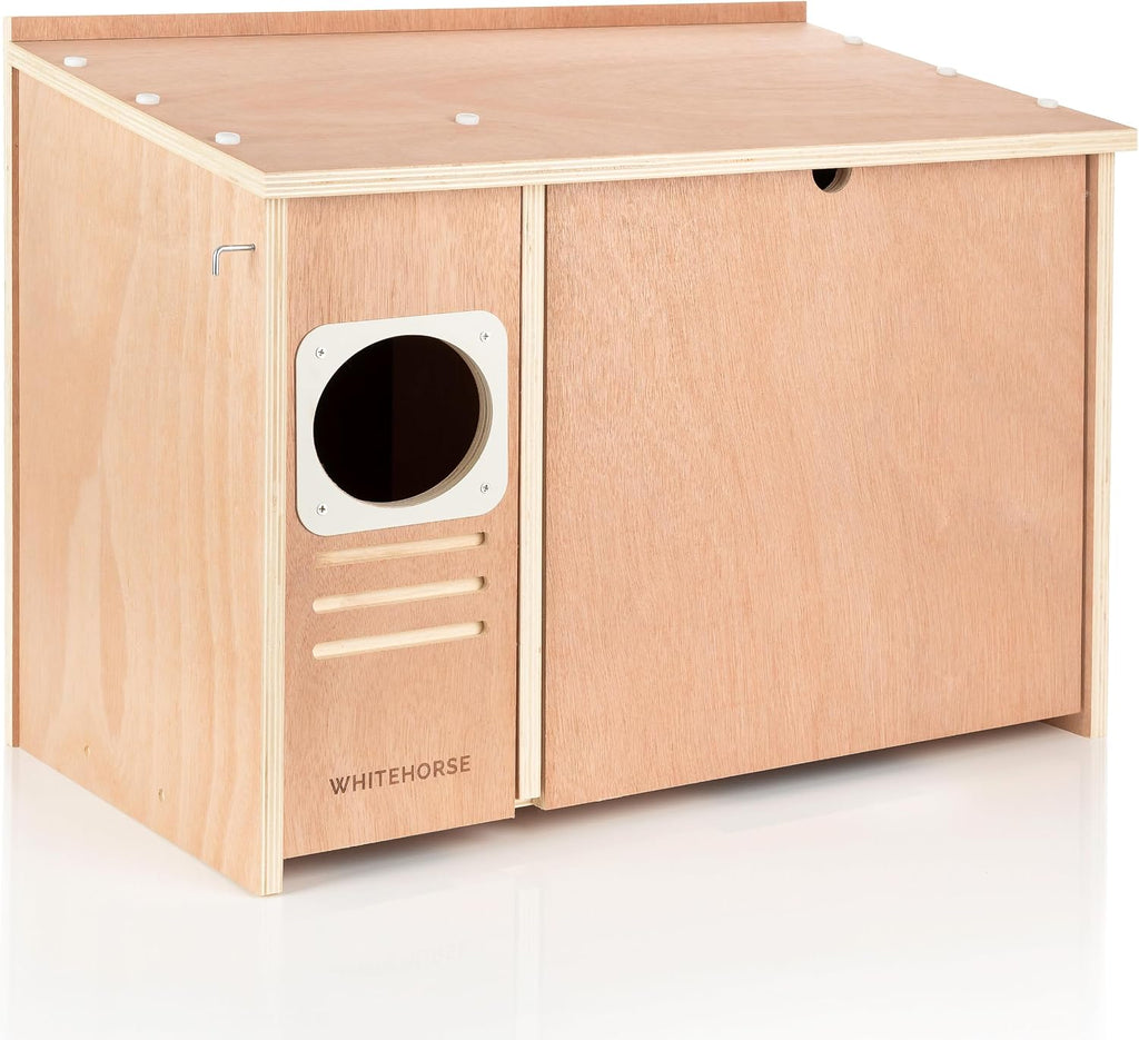 Large Barn Owl House - Premium and Weatherproof Design - 24" x 14" x 18" - A Nesting Box for Barn Owls - with a Large