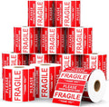3 x 2 inch Fragile Stickers for Shipping and Moving (12 Rolls, 6000 Labels)