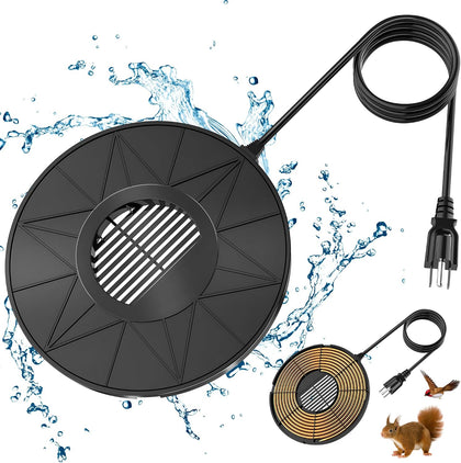 Bird Bath Heater, 70W Submersible Pond Deicer Bird Bath Deicer Birdbath Water Heater Thermostatic Control Power
