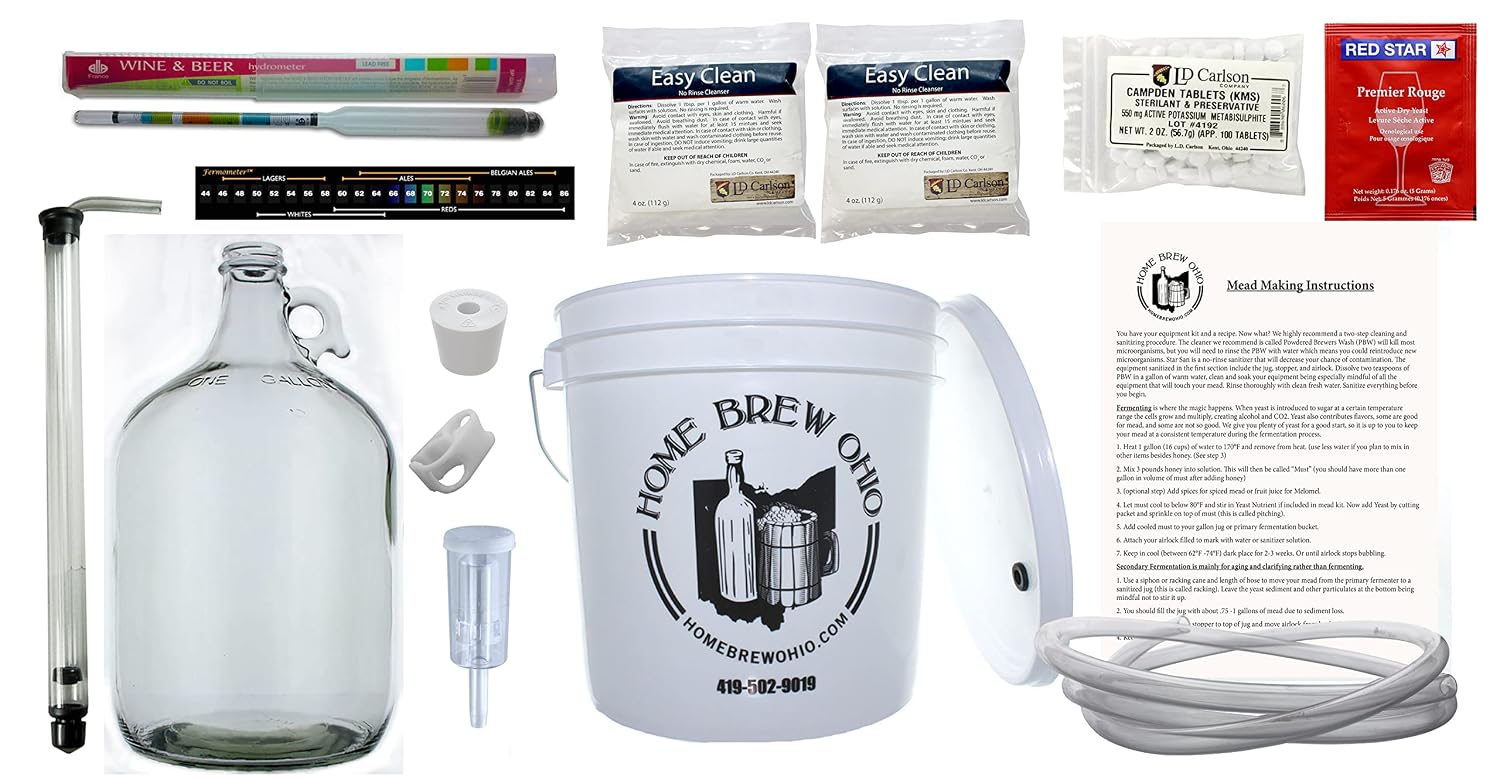 One Gallon Mead Starter Kit