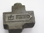 3FC2 3/8IN NPTF, Anodized Aluminum, Flow Control Valve, in LINE, Screw Adjustment