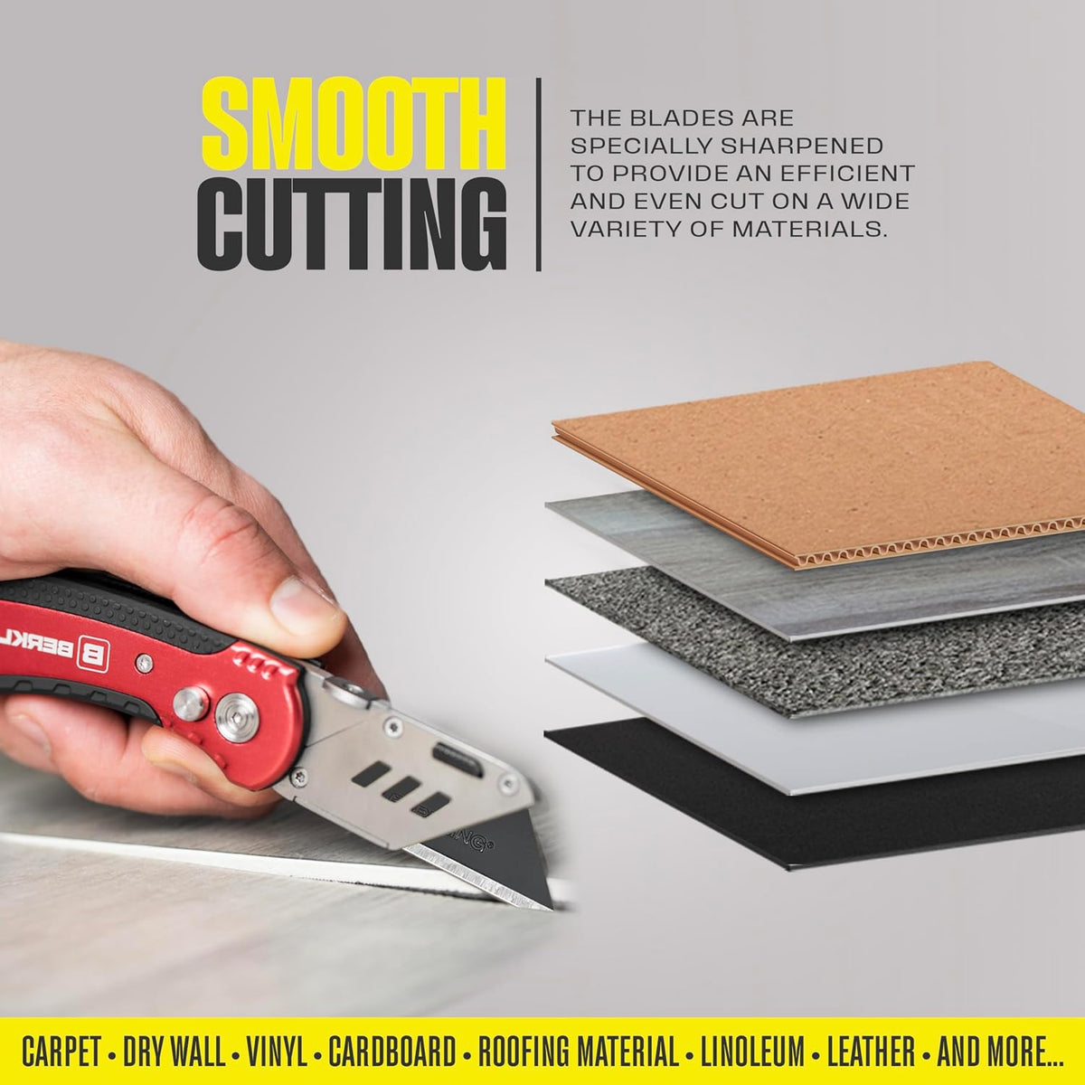 Berkling 100-Pack Utility Knife Blades, Blackened SK2H Steel, T-Shape