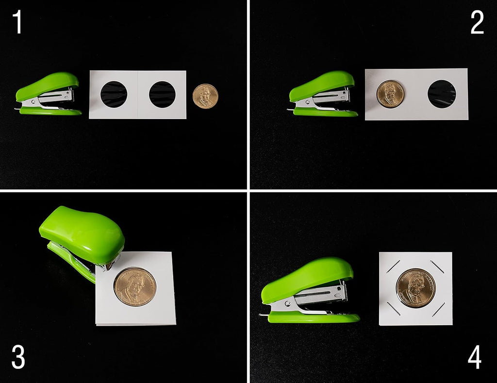 200Pcs Coin Flips 3 Assorted Sizes Professional Coin Holders | Coin Flips 2x2 for Penny(dime),Nickel,Quarter.Coin