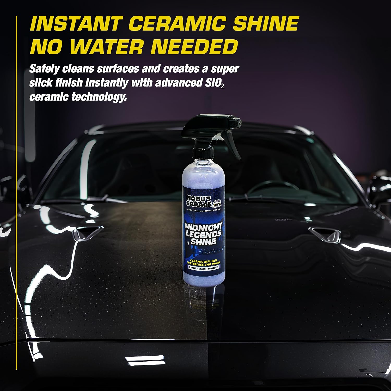 Clay Mitt & Clay Bars Auto Detailing Kit with Waterless Car Wash Ceramic Detail Spray - Car Detail Spray & Lubricant