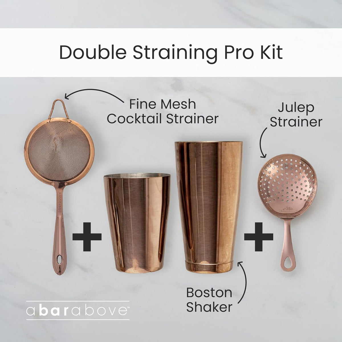 Boston Cocktail Shaker Set, 2 Piece, 18 and 28 Oz Tins, Black