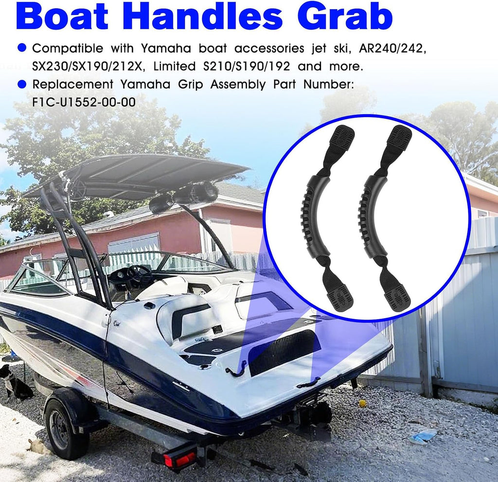 F1C-U1552-00-00 Boat Rear Handle Grab for Yamaha Boat Grab Handle- 2 Pack