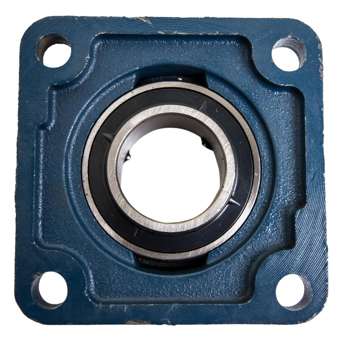Jeremywell UCF201-8 1/2" 4-Bolt Flange Bearing, 4 Pack, Cast Iron