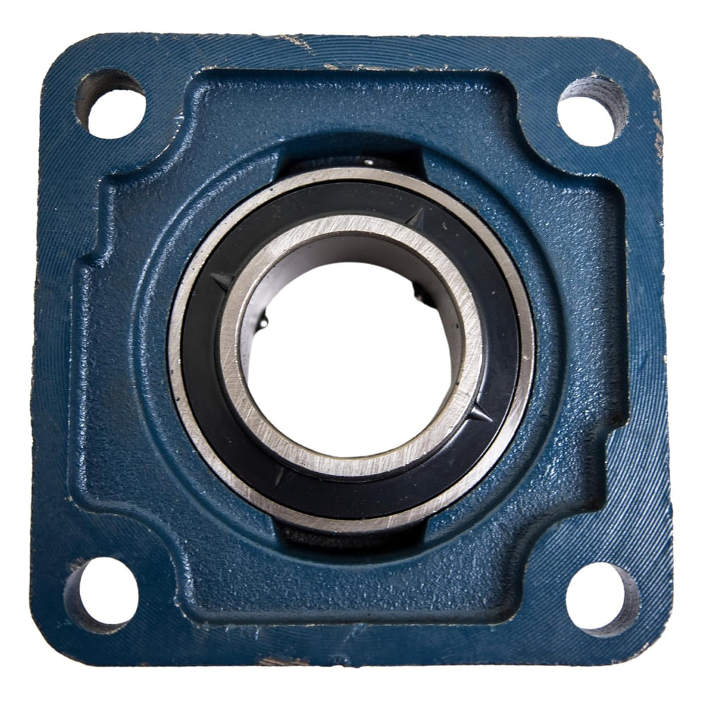 Jeremywell UCF204-12 Pillow Block Bearing (4 Pack), 3/4 inch Bore, Square, 4-Bolt Flange Mounted, Solid Base, Self-Alignment