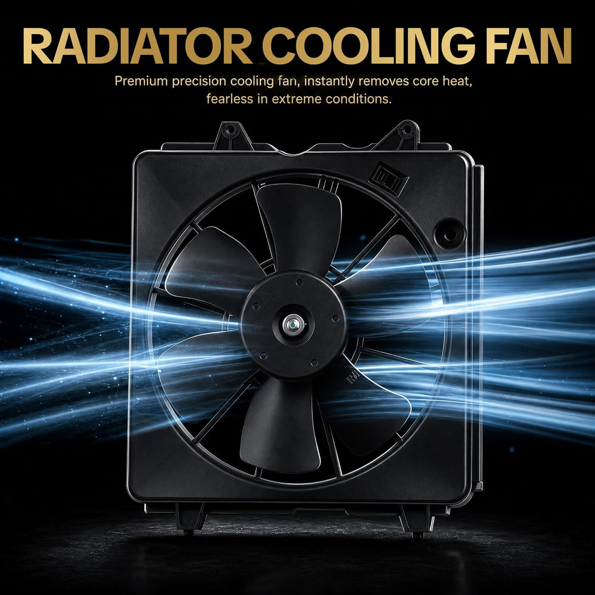 620-253 621-129 Radiator Cooling Fan Assembly for 2006-2011 Honda Civic 1.8L HO3117100 19015RNAA01