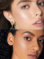 Cosmic Crystal Mousse Highlighter Long Lasting Shimmer Glow for Face-Moonbeam