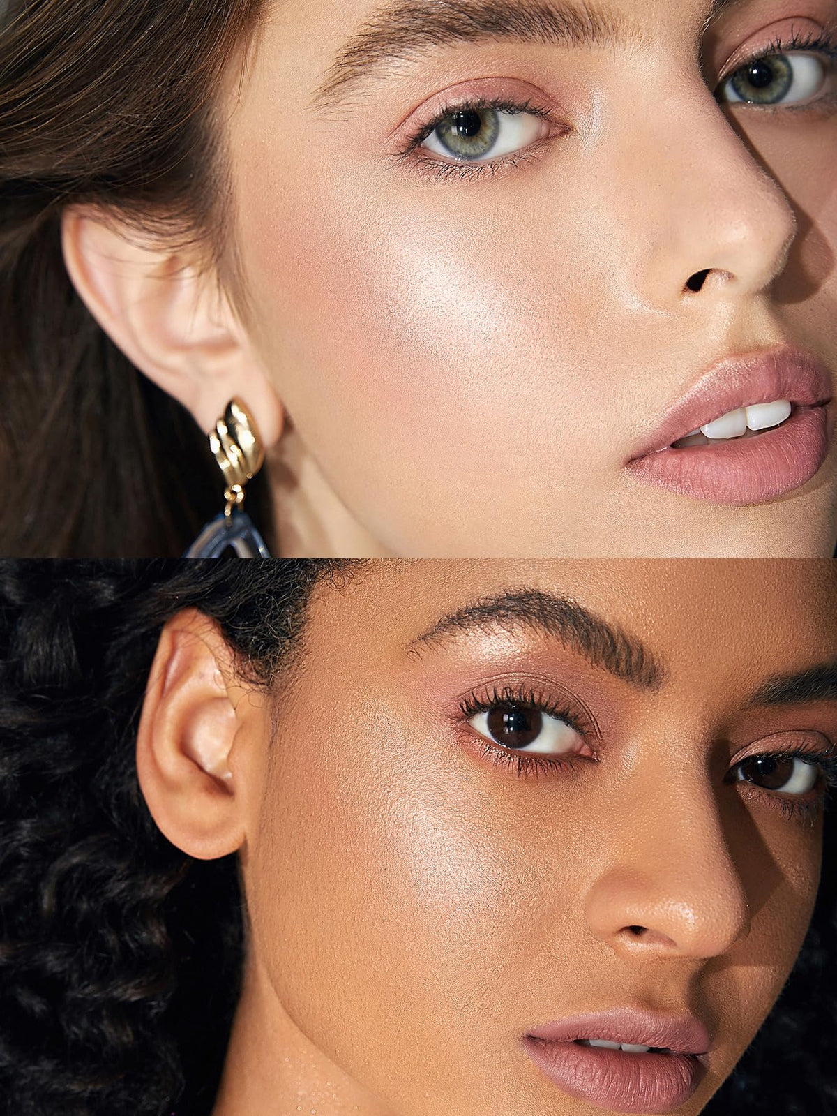 Cosmic Crystal Mousse Highlighter Long Lasting Shimmer Glow for Face-Moonbeam