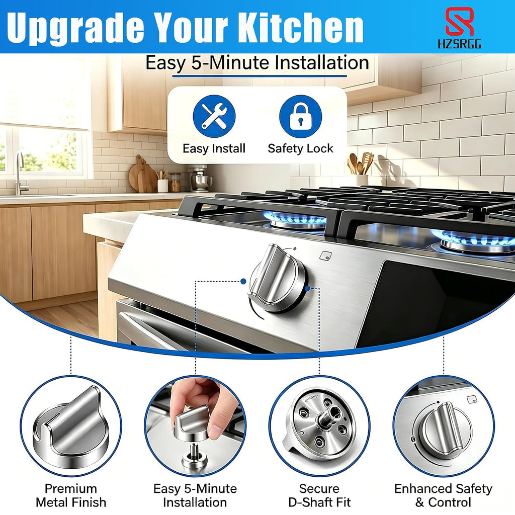 2026𝗨𝗽𝗴𝗿𝗮𝗱𝗲𝗱 W10594481 Stove knobs. Whirlpool Stove knobs Replacements, Compatible with Certain Whirlpool Stove knobs
