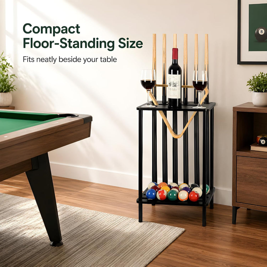 Pool Stick Holder Pool Table Accessories Pool Cue Holder Rack Billiard Cue Racks Set Cue Stick Holder Floor Stand