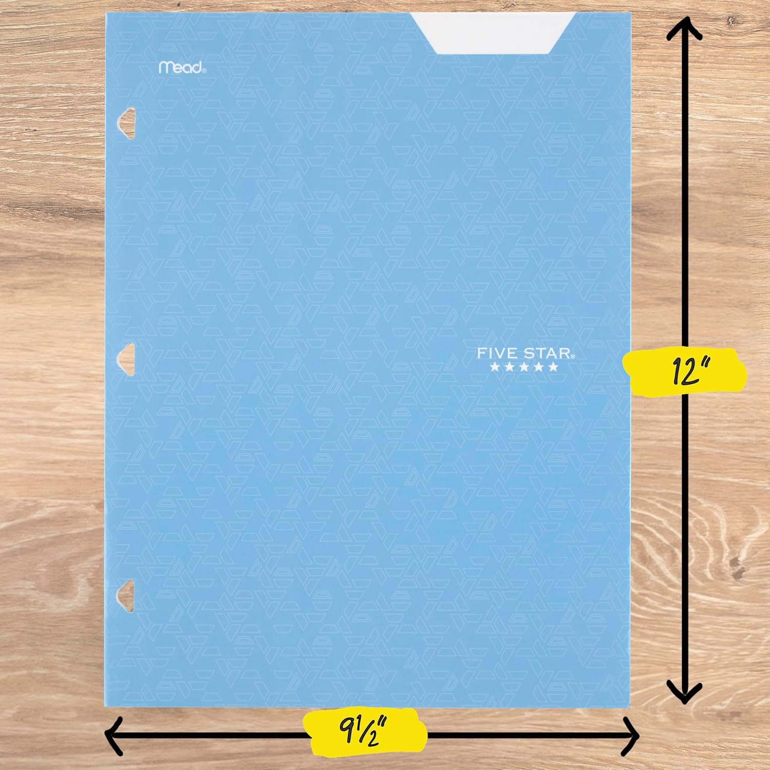 4-Pocket Folder, 6 Pack, Paper Folder, Fits 3-Ring Binders, Holds 8-1/2" x 11" Paper, Assorted Colors (38058)