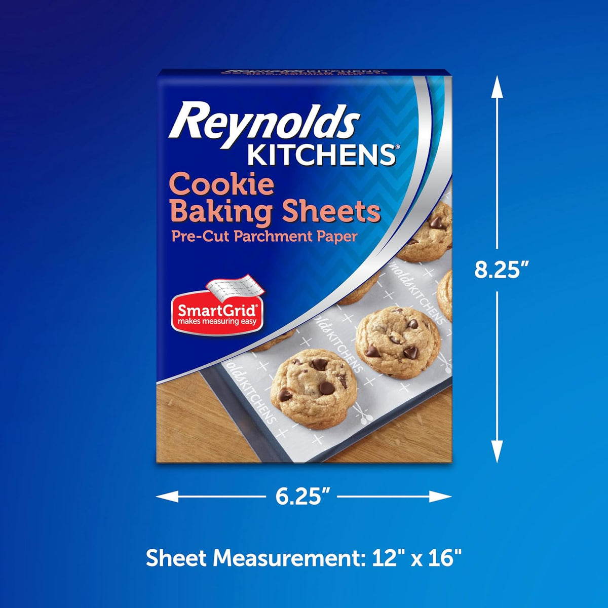 Kitchens Parchment Baking Sheets, 25 Sheets (Pack of 4), 100 Total